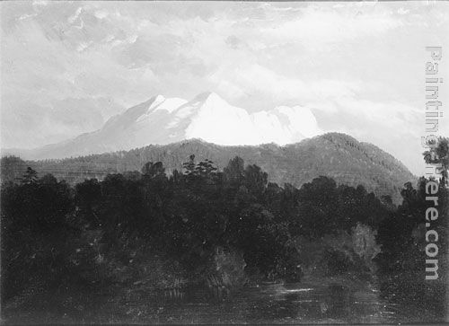 Mountain Range painting - James McDougal Hart Mountain Range art painting